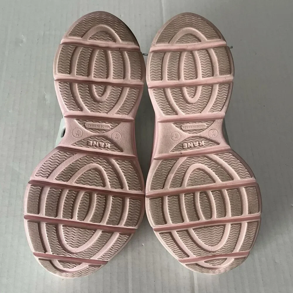 Kane Revive Recovery Shoes Unisex W9 M7 Gray Pink Active Vented Rubber Waterproo
